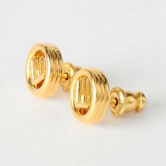 Fendi Earrings F Is Fendi Soft Togo Old - Picture 3 of 7